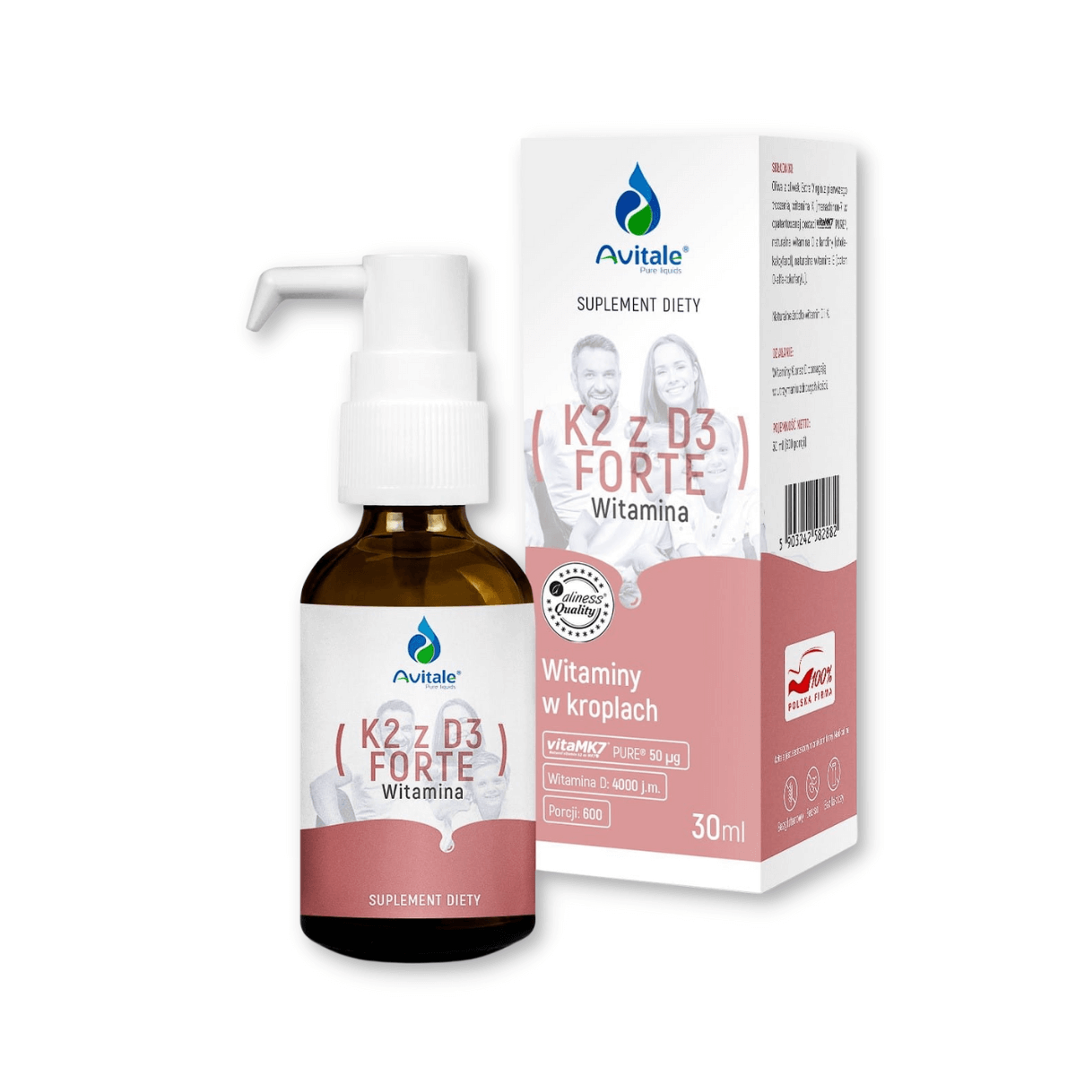 Witamina K D Forte Vitamk Mcg W Kroplach Ml Avitale