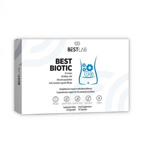 BestBiotic Probiotyk Szczepy Probiotyczne (30 kaps) BestLab