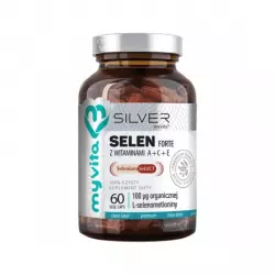 SELEN FORTE Selenometionina 100 mcg A+C+E (60 kaps) Silver Myvita