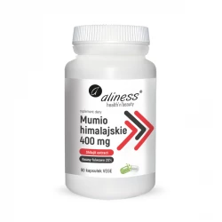 Shilajit Mumio Himalajskie 400 mg Kwas Fulwowy 20% (90 kaps) Aliness