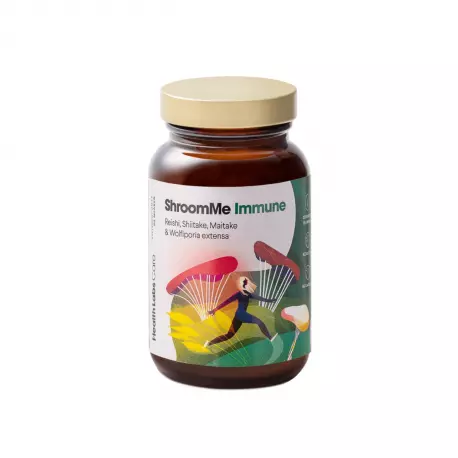 ShroomMe Immune Naturalne wsparcie Twojej odporności Skoncentrowane ekstrakty z grzybów (90 miarek) 45 g Health Labs Care