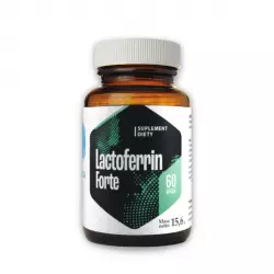 Lactoferrin Forte Laktoferyna z Mleka Krowiego Wzmocnienie odporności i wsparcie trawienia (60 kaps) Hepatica