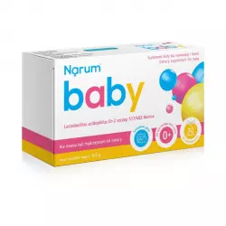Probiotyk Narum Baby 150 mg dla Dzieci i Niemowląt Od Pierwszych Dni Życia (30 kaps) Narine