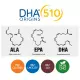 Kwasy Omega-3 DHA 300 mg + Witamina D3 2000 IU z Alg (60 kaps) Aliness