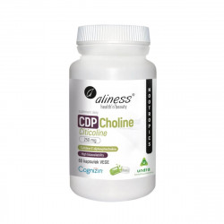 CDP Choline (Citicoline) Cytykolina Wsparcie Umysłu i Koncentracji 250 mg (60 kaps) VEGE Aliness