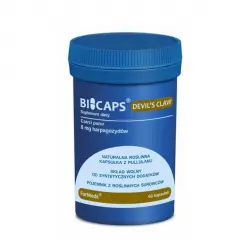 BICAPS DEVIL'S CLAW Czarci Pazur 8 mg Harpagozydów (60 kaps) ForMeds