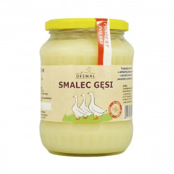 Smalec Gęsi Tradycyjny Smalec z tłuszczu sadełkowego 720 ml Desmal