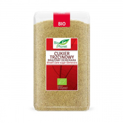 Cukier Trzcinowy Brązowy DEMERARA BIO Ekologiczny 1 Kg Bio Planet
