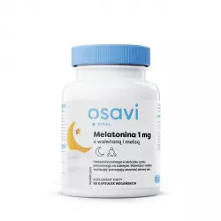 Melatonina 1 mg z Walerianą i Melisą Pomoc w zasypianiu Sen Regeneracja VEGE (60 kaps) Osavi