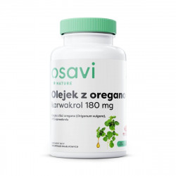 Olejek z Oregano Karwakrol 180 mg Wsparcie Wątroby Trawienia i Odporności VEGE (120 kaps) Osavi