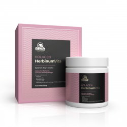 KOLAGEN HerbinumVita Naturalny Kolagen z Dorsza Atlantyckiego o Smaku Cytrusowym w Proszku 300 g Slavito