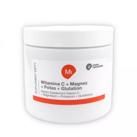 Witamina C + Magnez + Potas + Glutation 450 g (Mt Mitochondria) Invex Remedies