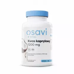 Kwas Kaprylowy 1200 mg Pozyskiwany ze 100% Oleju Kokosowego (120 kaps) Osavi