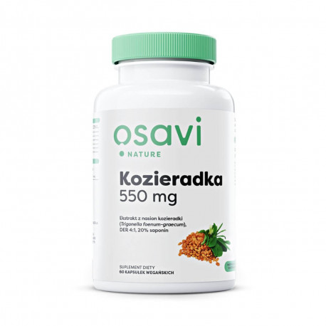 Kozieradka 550 mg Ekstrakt z Nasion Kozieradki DER 4:1 (60 kaps) Osavi