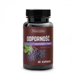 ODPORNOŚĆ Czarny Bez i Rutyna Wsparcie Układu Odpornościowego VEGE (60 kaps) Skoczylas