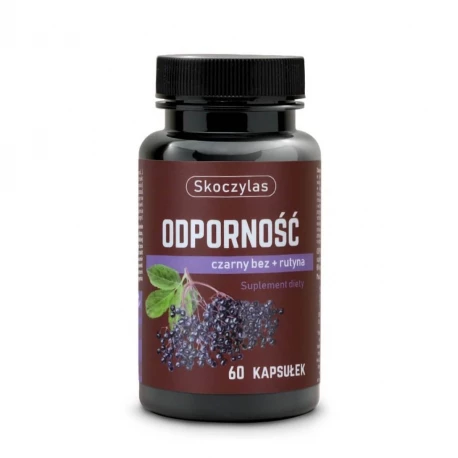 ODPORNOŚĆ Czarny Bez i Rutyna Wsparcie Układu Odpornościowego VEGE (60 kaps) Skoczylas