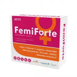 FemiForte dla Kobiet Stymulacja Popędu Seksualnego i Poprawa Libido (60 kaps) VEGE Aliness