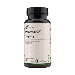 Imbir Standaryzowany Ekstrakt 5% Gingeroli 400 mg (90 kaps) Pharmovit