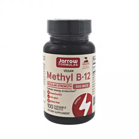 Witamina B-12 Methyl 500 mcg (100 tab do ssania) Metylokobalamina Jarrow Formulas