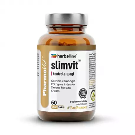 Slimvit Kontrola Wagi Odchudzanie (60 kaps) Herballine Pharmovit