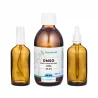 Zestaw DMSO Klasa Farmaceutyczna 99,9% 250 ml + Butelki szklane z Atomizerem i Pipetą 2x100 ml ChemWorld