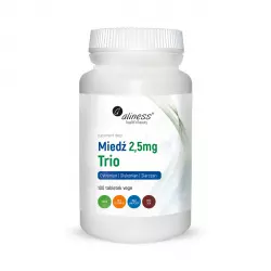 Miedź Organiczna Trio 2,5 mg (100 tab) Aliness