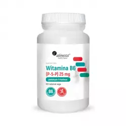 Witamina B6 P-5-P 25 mg (100 tab) VEGE Aliness
