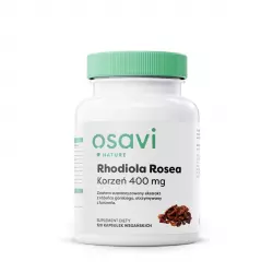 Rhodiola Rosea Korzeń 400 mg Standaryzowany Ekstrakt z Różeńca Górskiego VEGE (120 kaps) Osavi