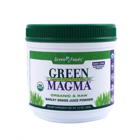Green Magma BIO 150 g Sok z Młodego Jęczmienia Green Foods (OUTLET)