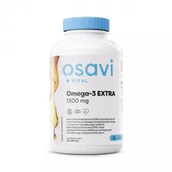 Omega-3 EXTRA 1300 mg o Smaku Cytrynowym (180 kaps) Osavi