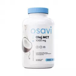 Olej MCT 1000 mg Czysty Olej MCT 100% z Kokosa (180 kaps) Osavi