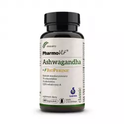Ashwagandha + BioPerine Ekstrakt Standaryzowany (180 kaps) Pharmovit