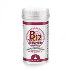 Liposomalna Witamina B12 FORTE Kompleks Metylokobalamina Proszek 100 µg 80 g Dr. Jacob's