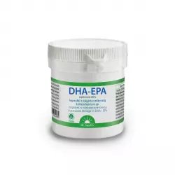 DHA-EPA Olej z Mikroalg Bogaty w Nienasycone Kwasy Tłuszczowe Omega-3 VEGE (60 kaps) Dr. Jacob's