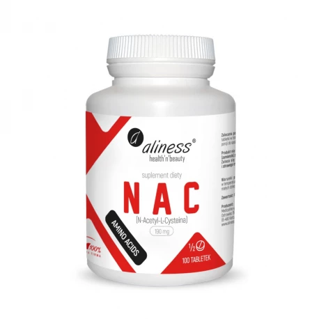 NAC 190 mg N-Acetylocysteina (100 tab) Aliness