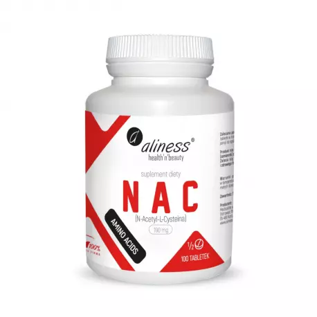 NAC N-acetyl-L-cysteina 190 mg (100 tab) Aminokwasy Aliness