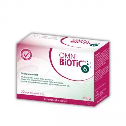 OMNI-BIOTIC 6 Synbiotyk Wysoko Aktywne Symbionty Jelitowe (30 saszetek) Omni-Biotic