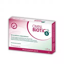 OMNI-BIOTIC 6 Synbiotyk Wysoko Aktywne Symbionty Jelitowe (7 saszetek) Omni-Biotic
