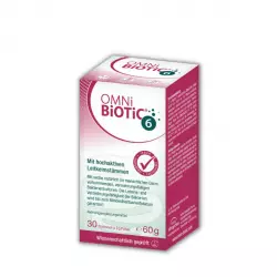 OMNI-BIOTIC 6 Synbiotyk Wysoko Aktywne Symbionty Bakteryjne w Proszku 60 g Omni-Biotic