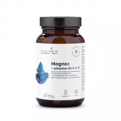 Magnez + Witamina B6 P-5-P (60 kaps) Aura Herbals