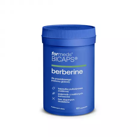 BICAPS Berberyna HCL 485 mg Berberine (60 kaps) ForMeds