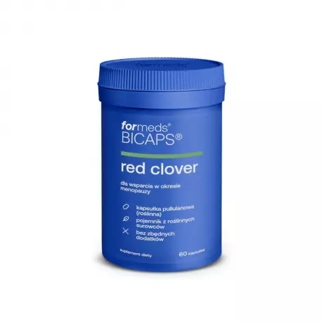 BICAPS Red Clover Czerwona koniczyna 24 mg Izoflawonów (60 kaps) ForMeds