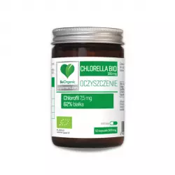 Chlorella BIO 500 mg OCZYSZCZANIE Chlorofil (50 kaps) BeOrganic