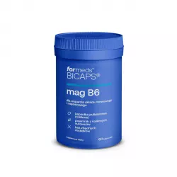 BICAPS Mag B6 Cytrynian Magnezu Witamina B6 P-5-P (60 kaps) ForMeds