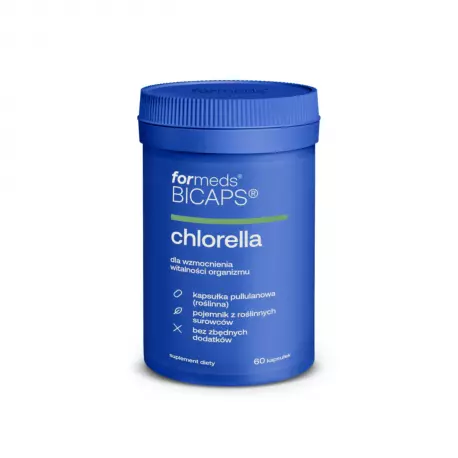 BICAPS Chlorella Portugalska 600 mg (60 kaps) ForMeds