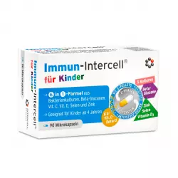 Immun-Intercell® Kompleks dla Dzieci 6w1 Witaminy Probiotyki (90 kaps) Odporność Mito-Pharma