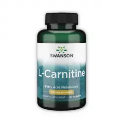 L-Karnityna 500 mg Odchudzanie Aminokwasy (100 tab) L-Carnitine Swanson