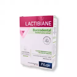 Lactibiane Buccodental Probiotyk Ochrona Jamy Ustnej Dziąseł i Zębów - Mięta (30 tab do ssania) Pileje