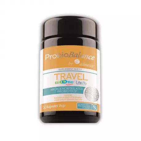 Probiotyk TRAVEL ProbioBalance dla Podróżujących (30 kaps) Aliness