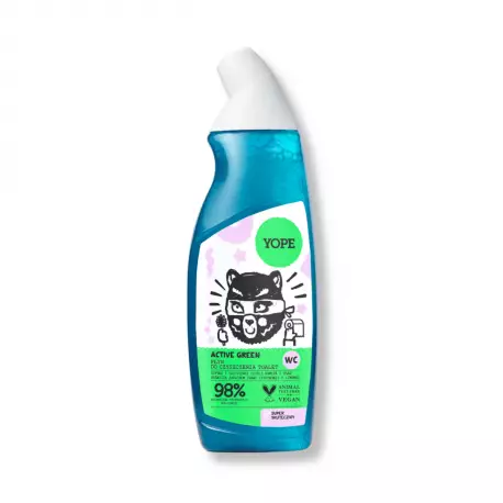 YOPE ACTIV GREEN Naturalny żel do czyszczenia toalet Zielona Herbata 750 ml